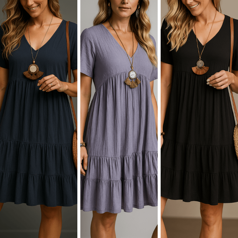 Kit 3 Vestidos Feminino FinaFlor